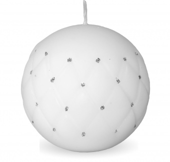 Pl white Candle florencja mat sphere