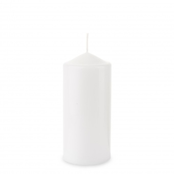Pl Pillar candle 150/70 090 white bispol