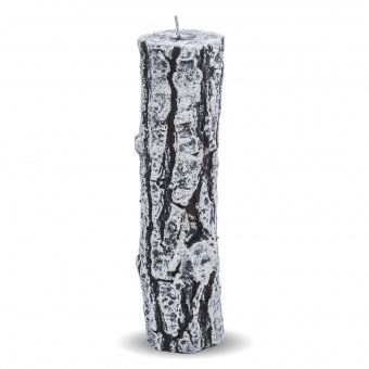Pl Birch Candle Stump Christmas roller long