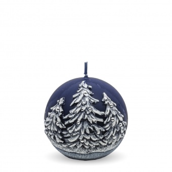 Pl grenade Winter candle trees ball 8